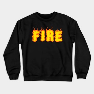 fire Description Crewneck Sweatshirt